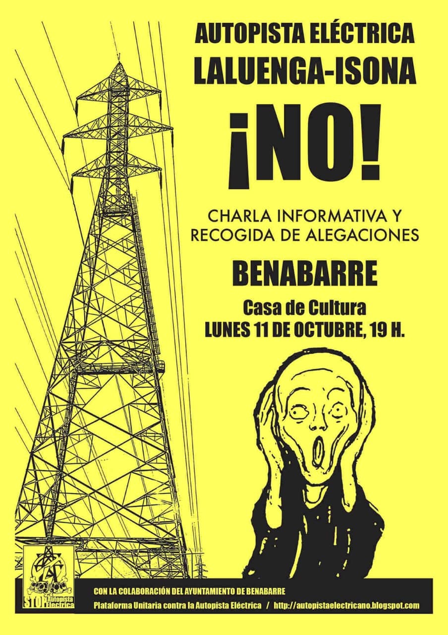 Autopista eléctrica Laluenga-Isona ¡NO!