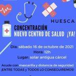 Concentración por un nuevo centro de salud