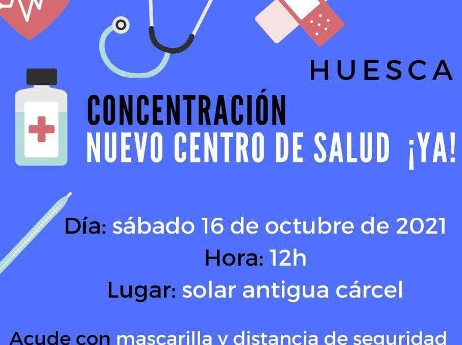 Concentración por un nuevo centro de salud