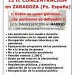 Concentración por las pensiones