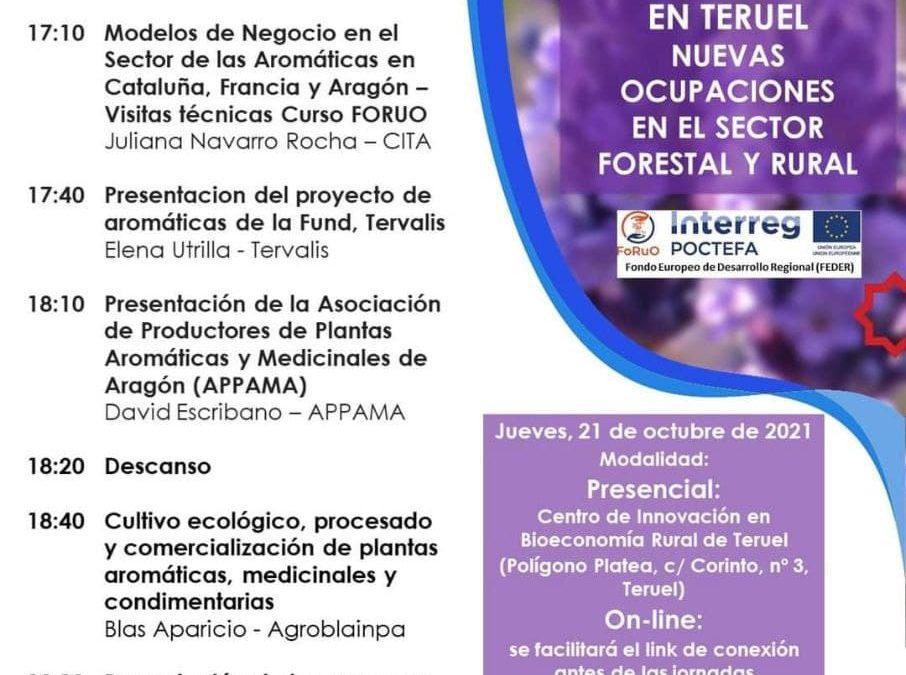 Jornada sobre el cultivo de plantas aromáticas en Teruel