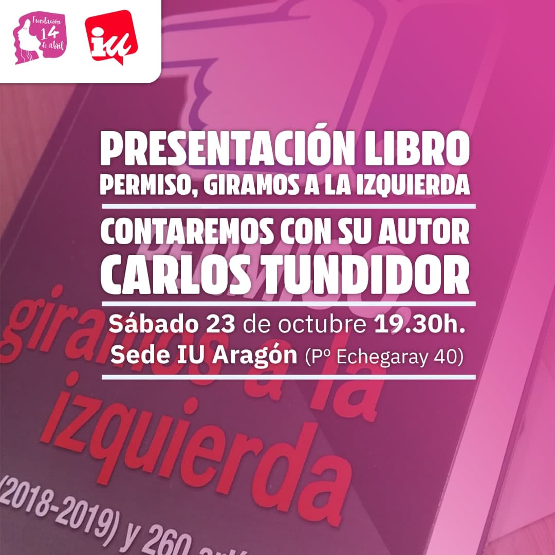 Presentación del libro "Permiso, giramos a la izquierda"