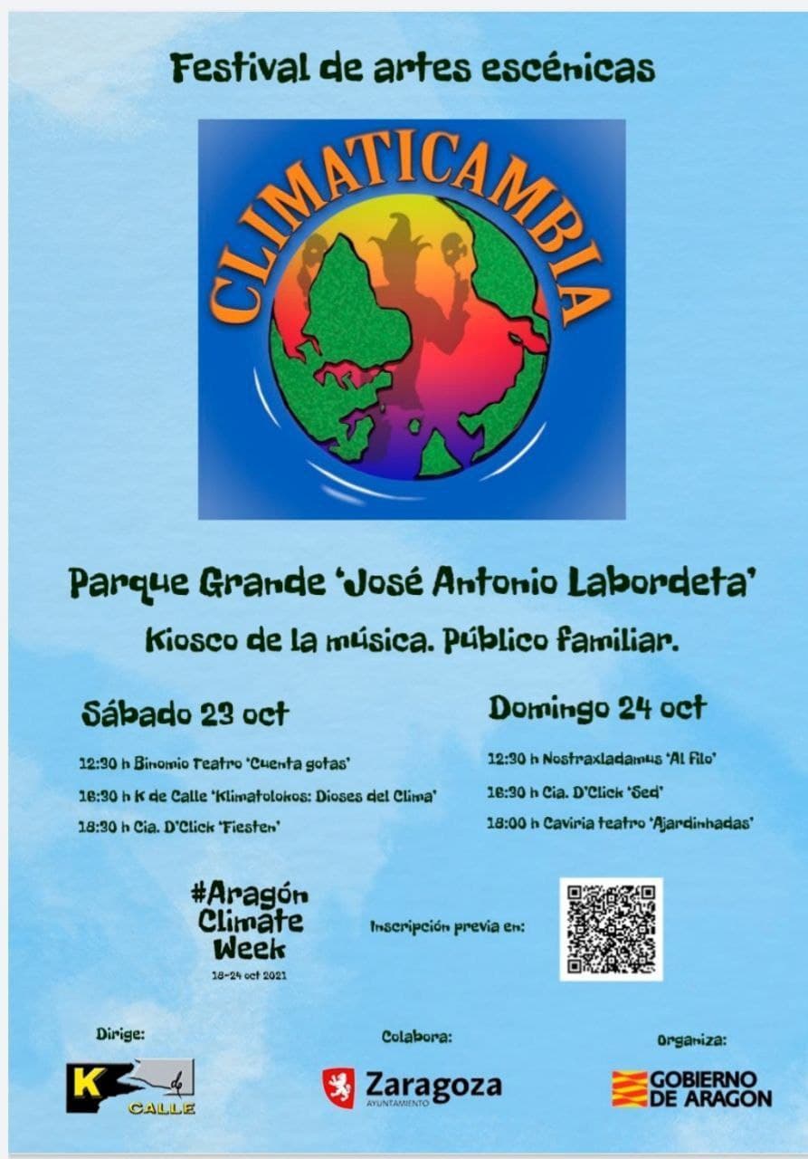Festival de artes escénicas Climatica Cambia