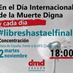 Concentración por el Día Internacional de la Muerte Digna