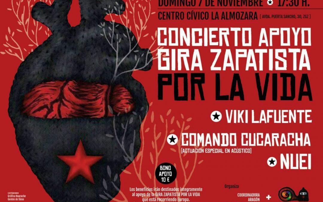 Concierto apoyo gira zapatista