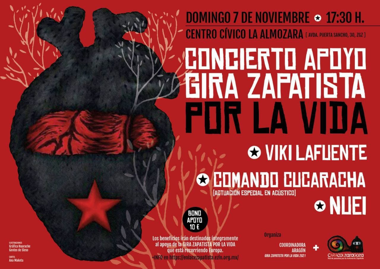 Concierto apoyo gira zapatista