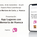 Presentación de la App 'Lugares con Memoria de Huesca'