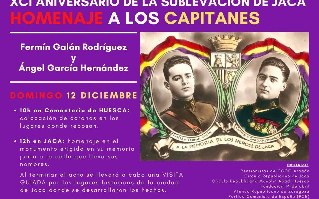 XCI Aniversario de la Sublevación de Jaca
