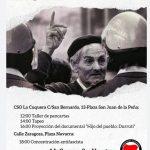 Concentración antifascista 20N- Huesca