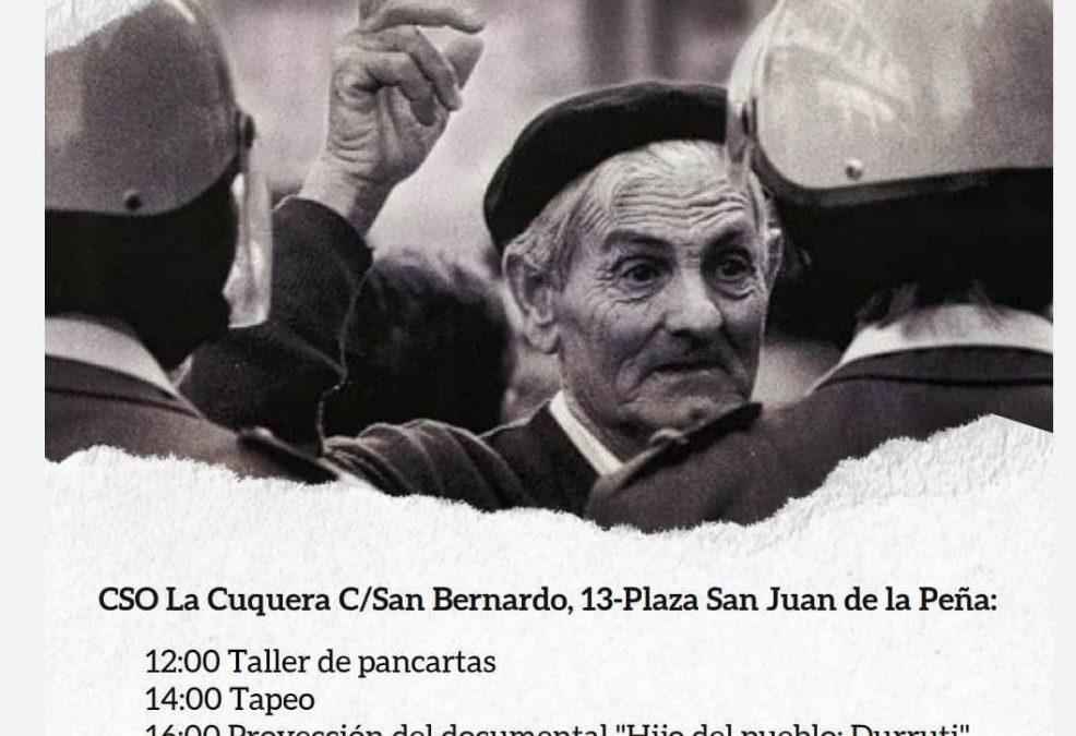 Concentración antifascista 20N- Huesca