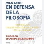 20N Acto en defensa de la Filosofía