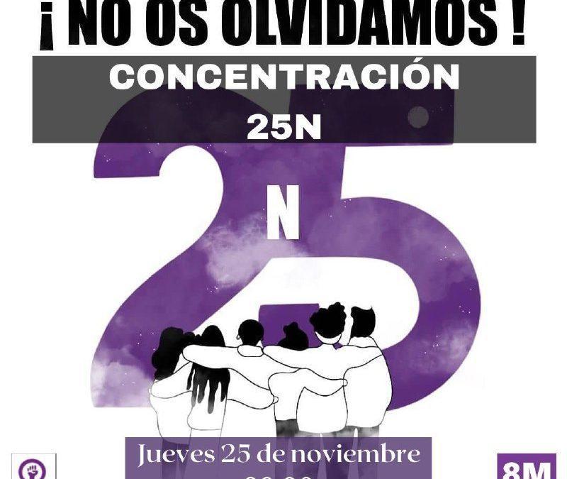 Concentración 25N: Teruel