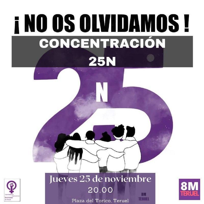 Concentración 25N: Teruel