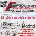 Manifestación por el Sáhara Occidental