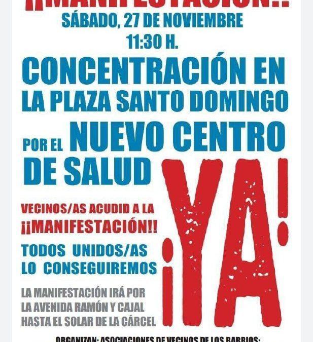 Manifestación por un nuevo centro de Salud en Huesca