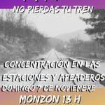 Aragón no pierdas tu tren: Monzón