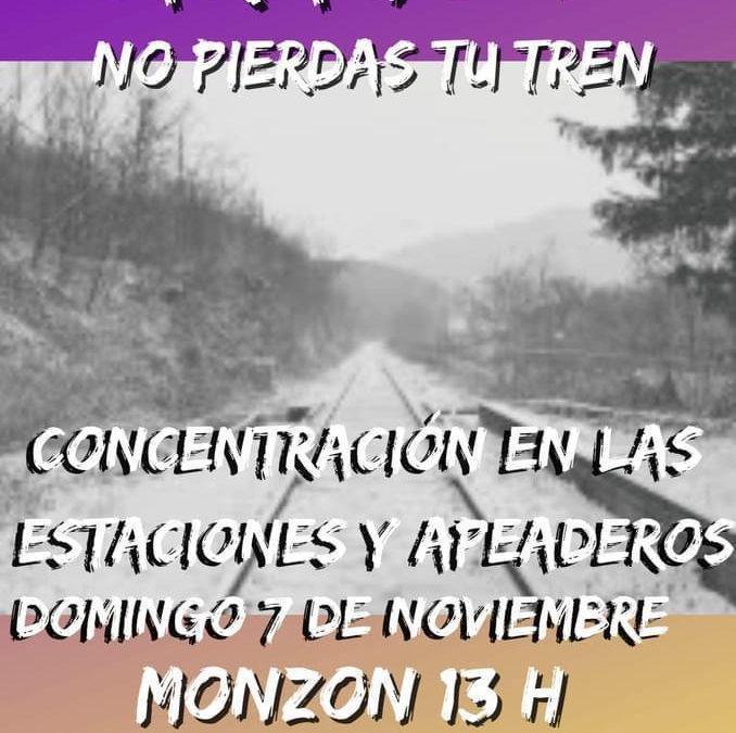 Aragón no pierdas tu tren: Monzón