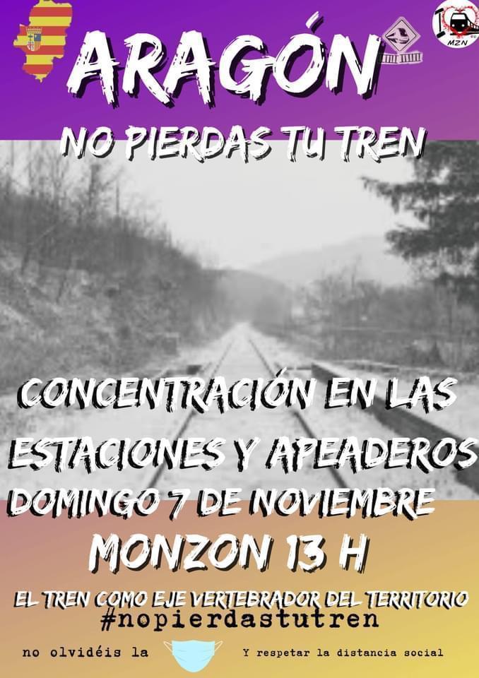 Aragón no pierdas tu tren: Monzón