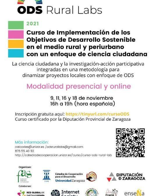 Curso de implementación de los ODS en el medio rural y periurbano con un enfoque de ciencia ciudadana