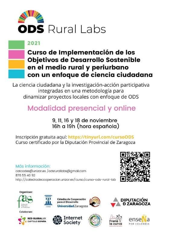Curso de implementación de los ODS en el medio rural y periurbano con un enfoque de ciencia ciudadana