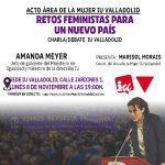 Charla debate: Retos feministas para un nuevo país