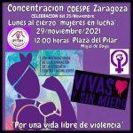 Concentración COESPE Zaragoza