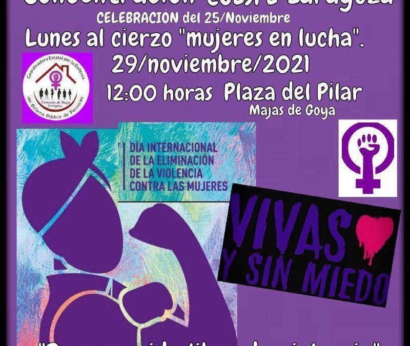 Concentración COESPE Zaragoza