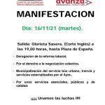 Manifestación Comité Avanza