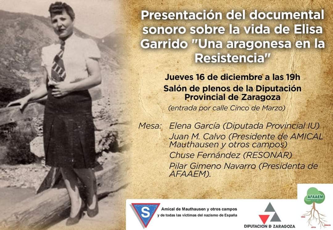 Presentación del documental sonoro sobre Elisa Garrido