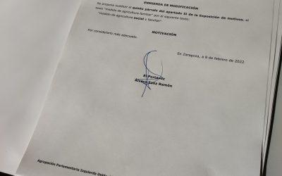Presentamos 46 enmiendas a la ley de agricultura familiar para proteger el modelo social agrícola y ganadero desde las políticas públicas