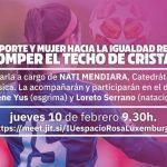 Deporte y Mujer: Hacia la igualdad real. Romper el techo de cristal