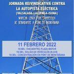 Jornada reivindicativa contra la autopista eléctrica Valsalada-Laluenga-Isona