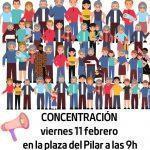Concentración por un presupuesto municipal social, solidario y sostenible