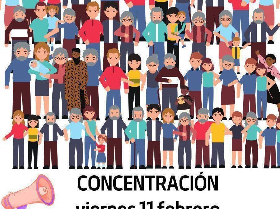 Concentración por un presupuesto municipal social, solidario y sostenible