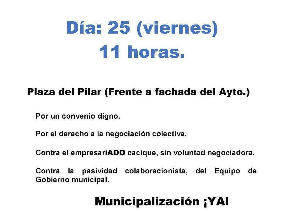 Cacerolada por la negociación colectiva