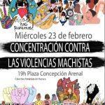 Concentración contra las violencias machistas