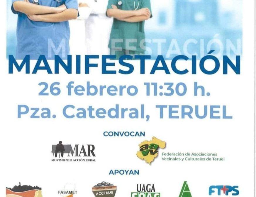 Manifestación Salvemos la Atención Primaria