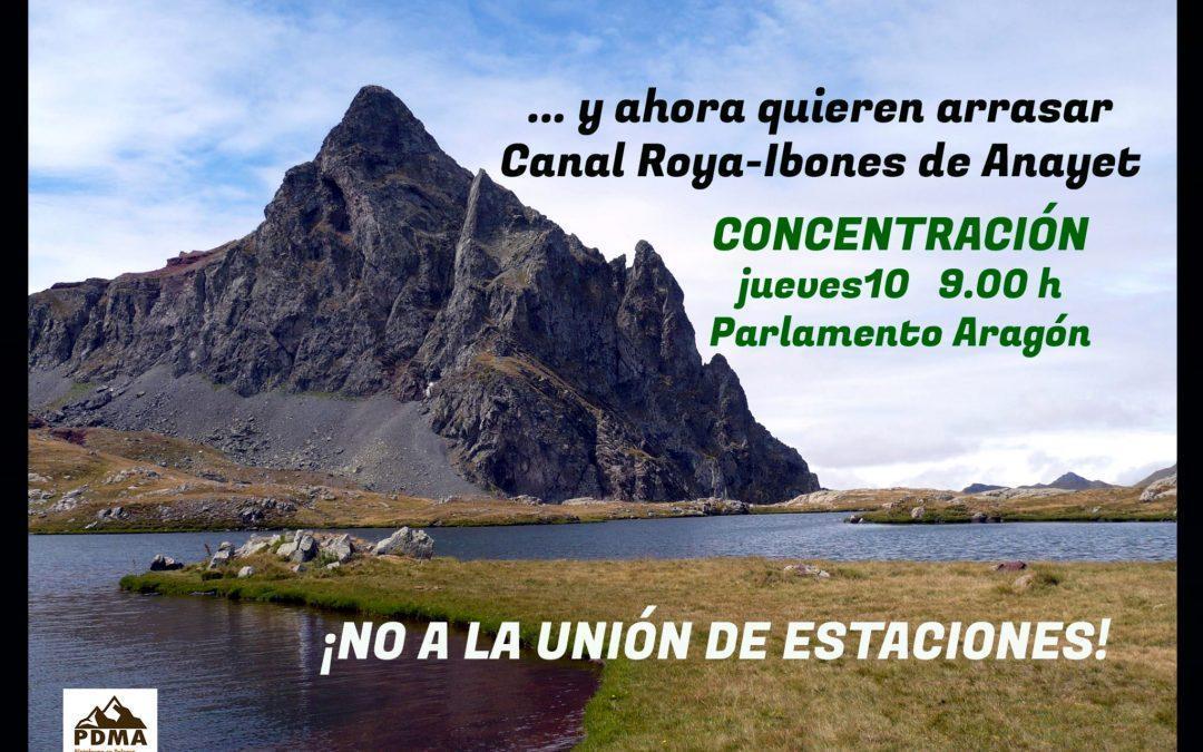 Concentración ¡No a la unión de estaciones!