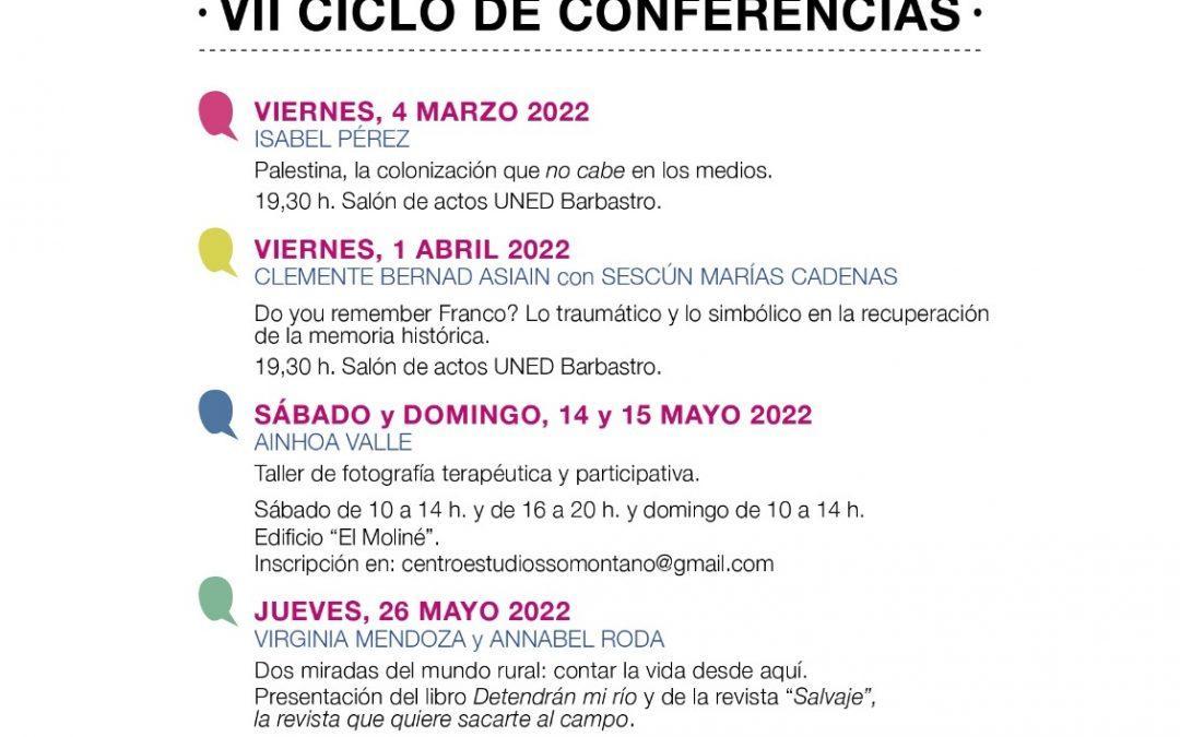VII Ciclo de Conferencias Terapia Colectiva (Barbastro)