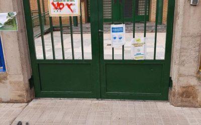 IU Huesca condena el ataque contra un colegio público oscense con pintadas de “Viva Vox”