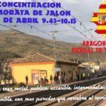 Concentración Aragón No Pierdas tu Tren- Morata de Jalón