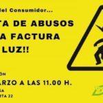 Día del Consumidor: ¡Basta de abusos con la luz!