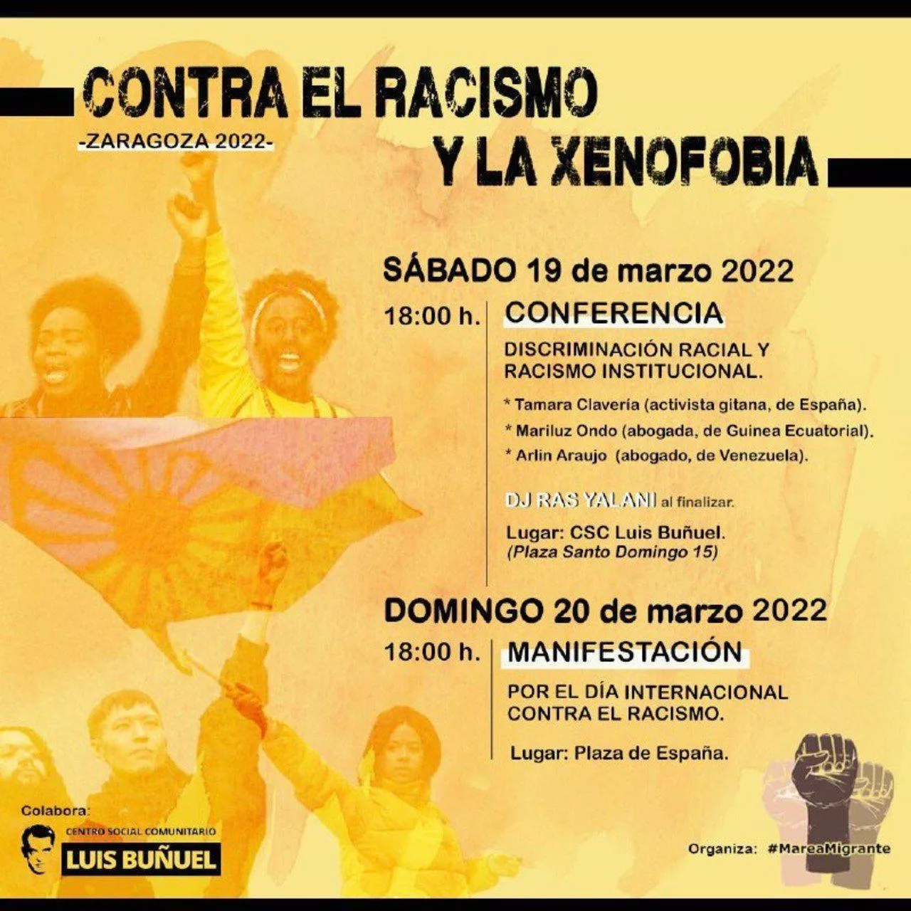Conferencia y Manifestación contra el Racismo y la Xenofobia