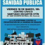 Charla por la sanidad pública