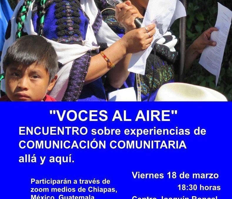 Encuentro ‘Voces al aire’