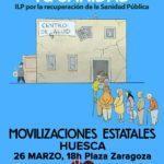 Concentración por la Sanidad Pública- Huesca