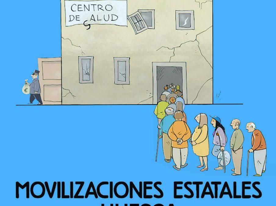 Concentración por la Sanidad Pública- Huesca