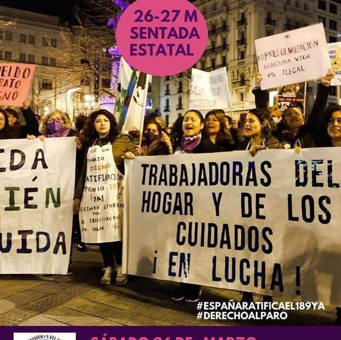 Denunciamos la condición que roza la esclavitud de las trabajadoras del hogar que este fin de semana se movilizan