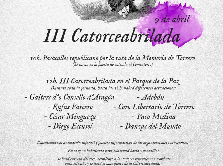 Celebramos la III Catorceabrilada este sábado para reivindicar la República como forma de Estado