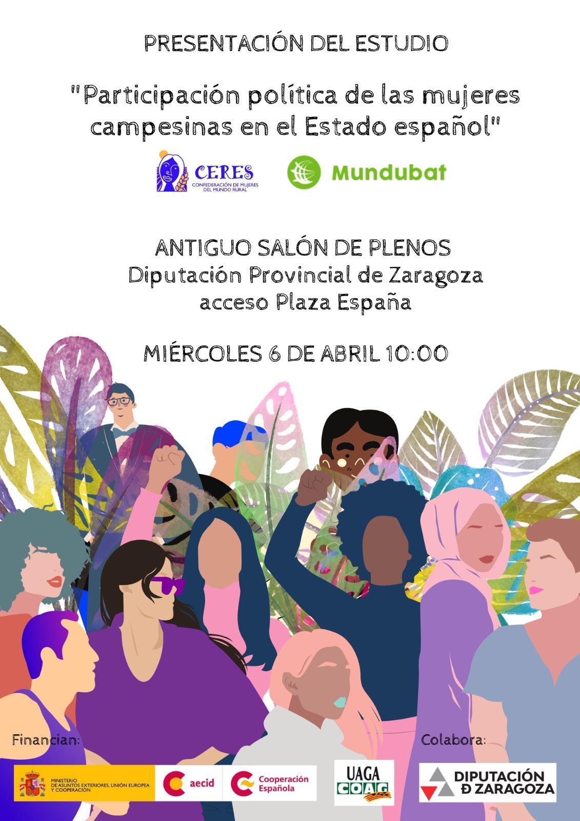 Presentación del estudio: "Participación política de las mujeres campesinas en el Estado español"
